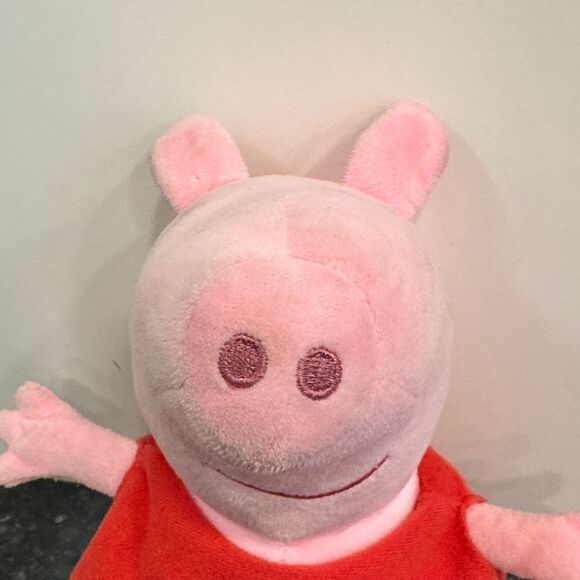 Peppa Pig Plush Toy - Pink and Red. Size 10” - Picture 3 of 10